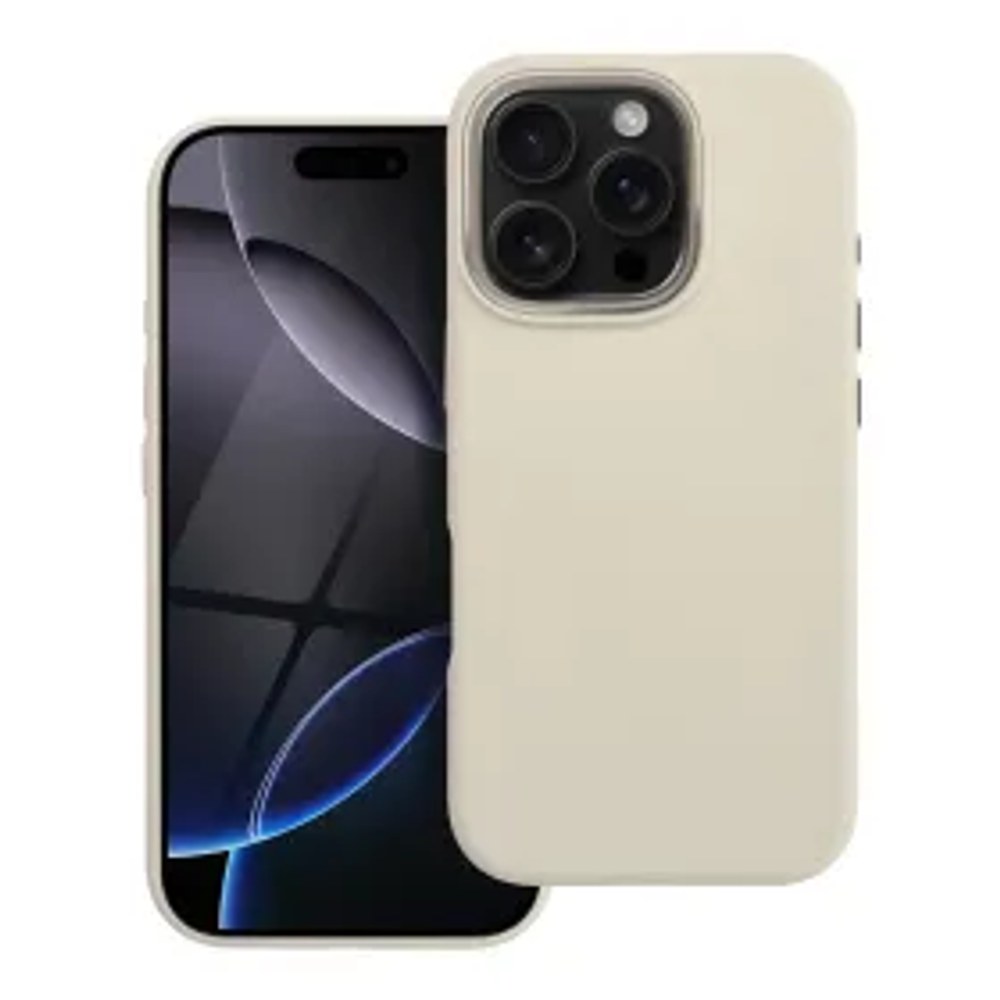 F-PROTECT Frame Prémiové pouzdro kompatibilní s MagSafe pro IPHONE 16 PRO antická bílá