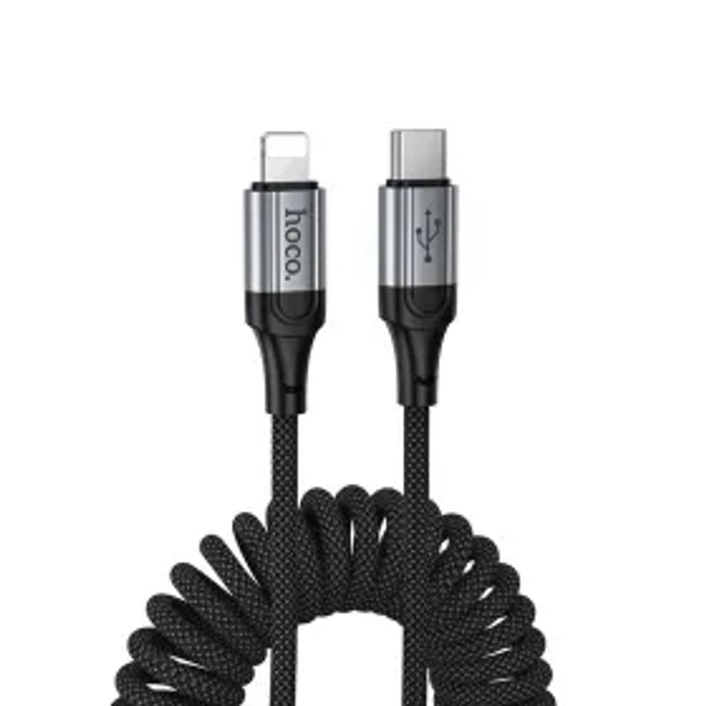 Kabel USB C na Lightning Hoco PD 2,4A 1,5 m X121 černý