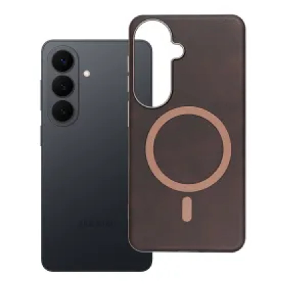Pouzdro pro Samsung S26 Gentleman Mag Cover kompatibilní s MagSafe brown