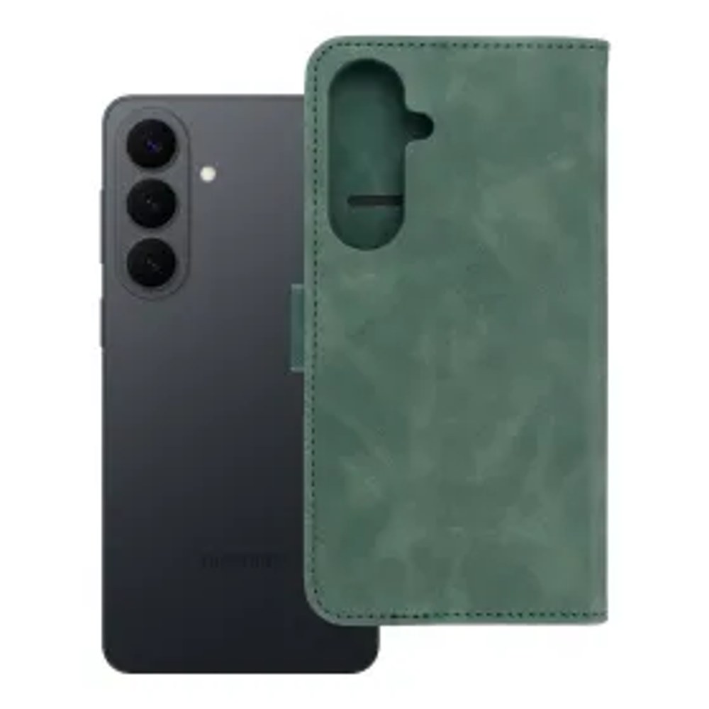 Flipové pouzdro pro Samsung S26 PLUS Tender Book zelené