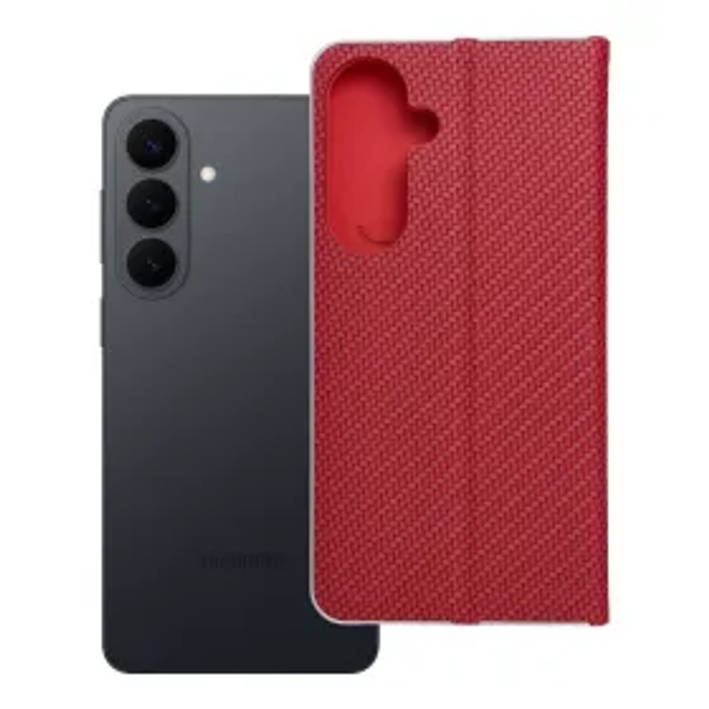 LUNA Book Carbon pro SAMSUNG S26 Plus červená