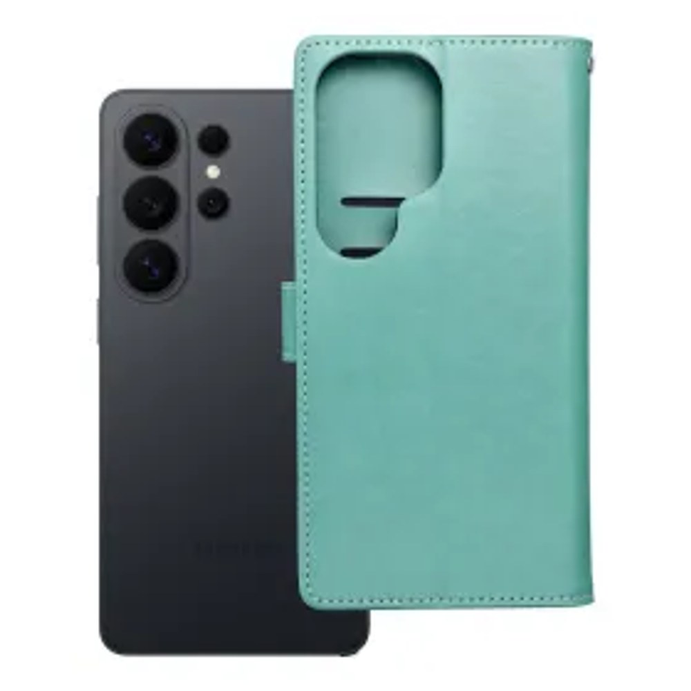 MEZZO Pouzdro typu kniha pro SAMSUNG S26 Ultra dreamcatcher green