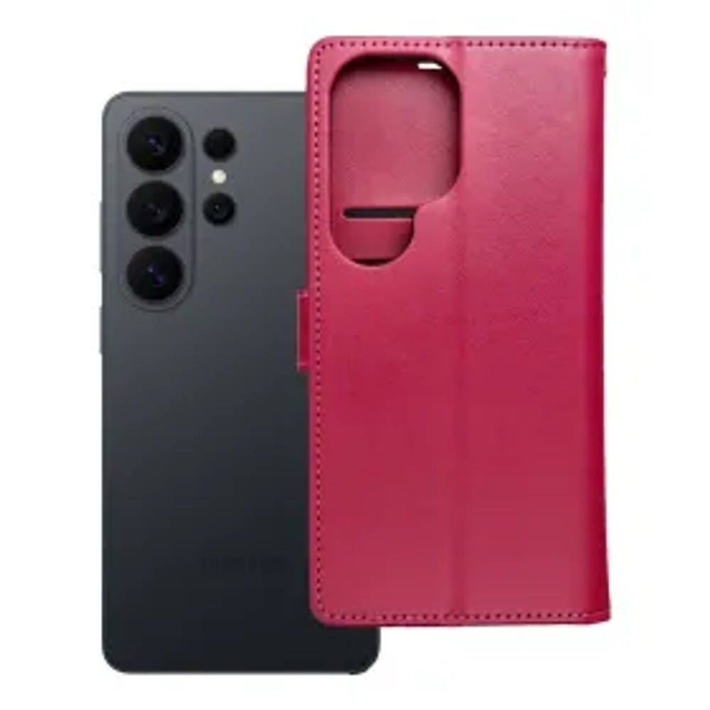 MEZZO Pouzdro typu kniha pro SAMSUNG S26 Ultra mandala magenta