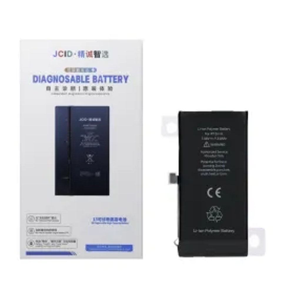 JCID Diagnostikovatelná (použitá) baterie pro iPhone 13 Mini 2406 mAh (standardní kapacita)