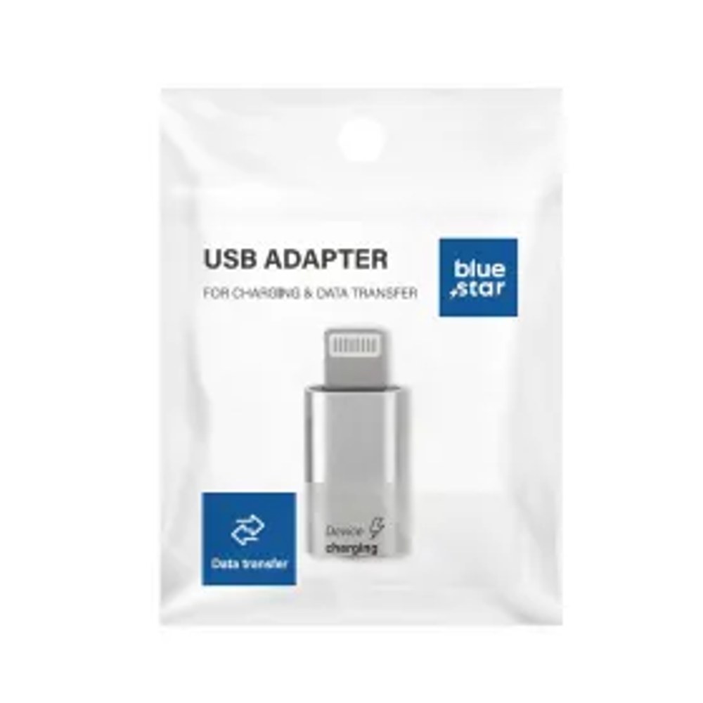 Adaptér typu C na Lightning Blue Star - bílý