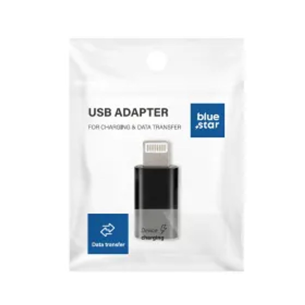 Adaptér typu C na Lightning Blue Star - černý