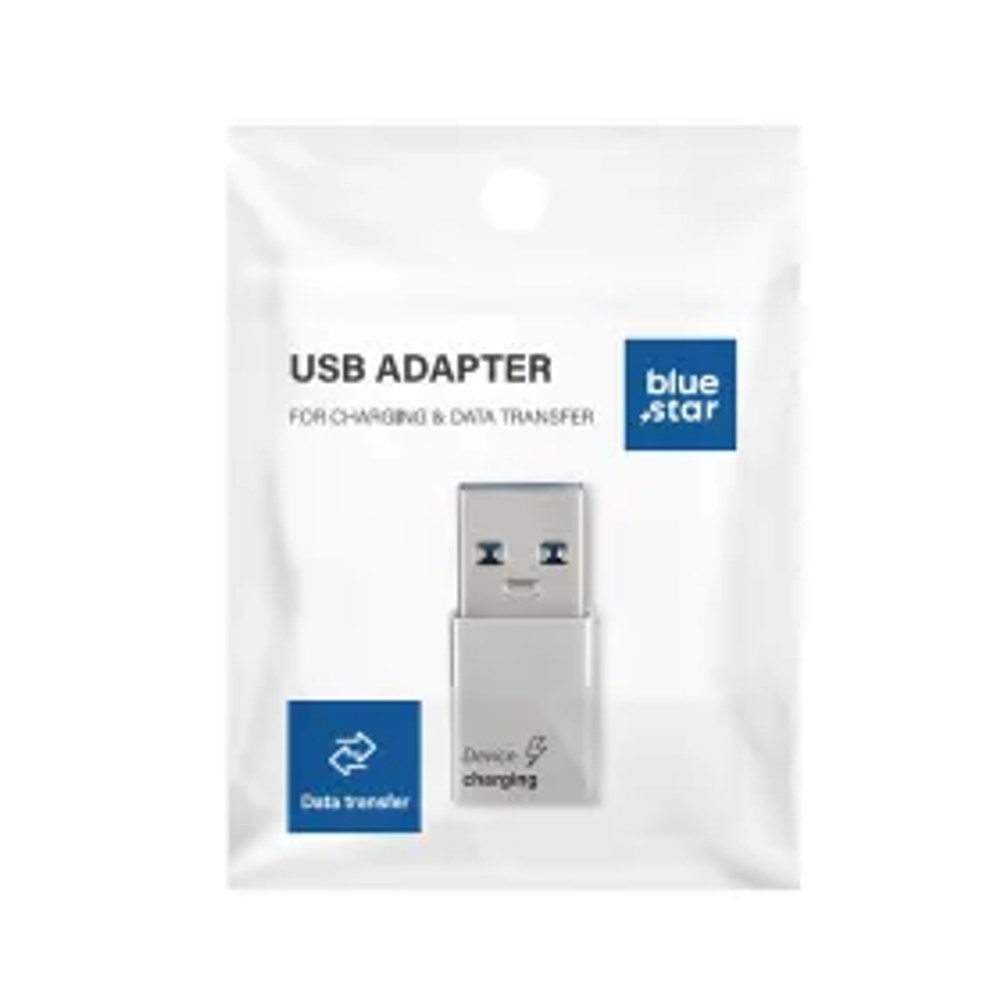 Adaptér typu C na USB A 3.0 Blue Star - bílý