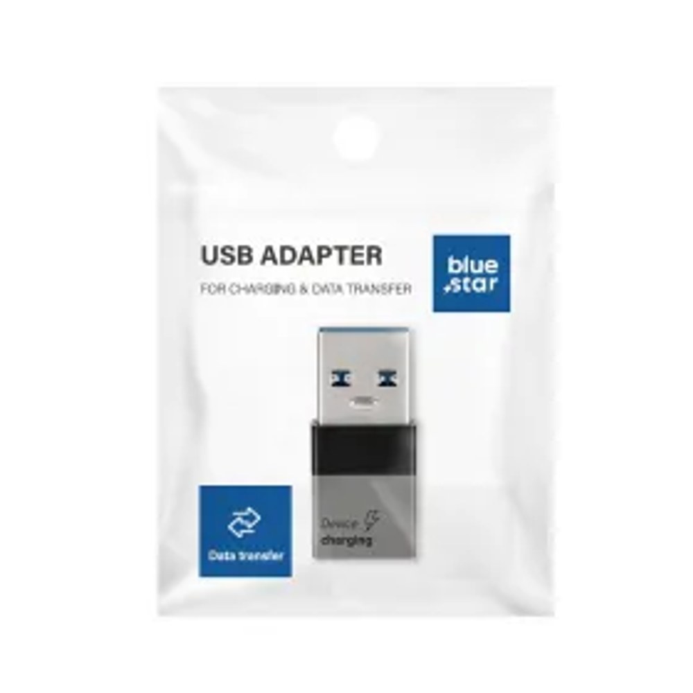 Adaptér typu C na USB A 3.0 Blue Star - černý