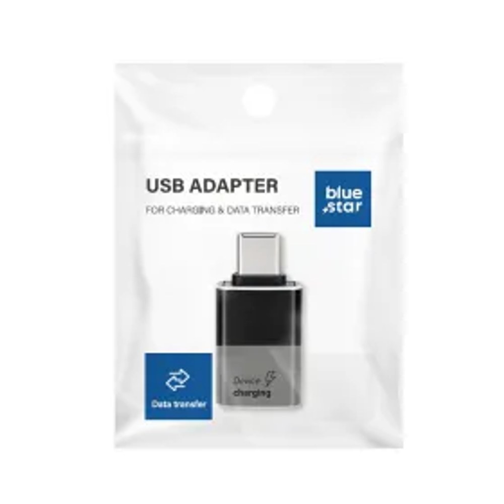 Adaptér USB A 3.0 na typ C Blue Star - černý