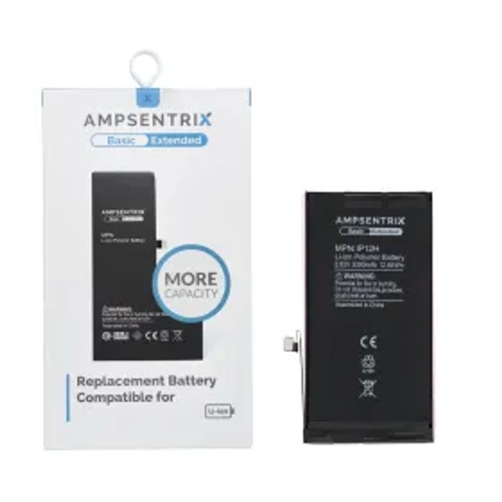 Baterie AmpSentrix Basic pro iPhone 12 / 12 Pro (vysoká kapacita 3300 mAh)