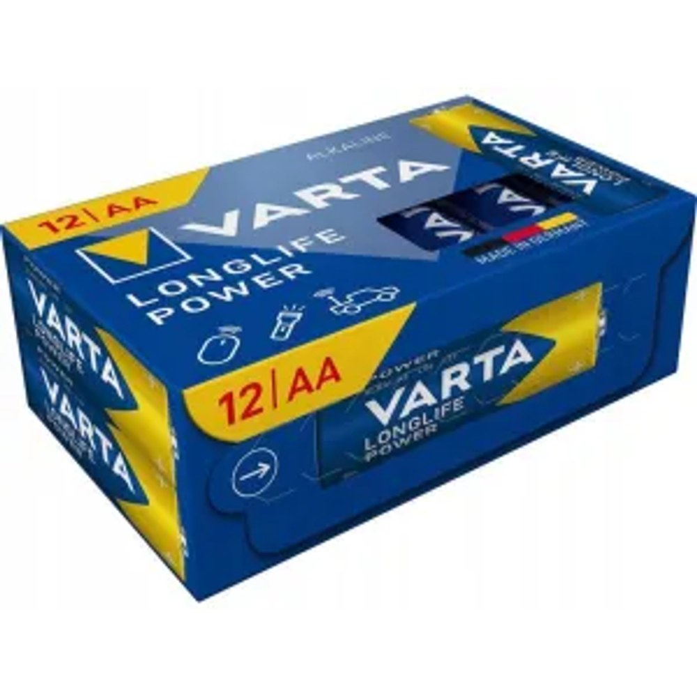 Alkalická baterie VARTA R6 (AA) Loglife 12 ks