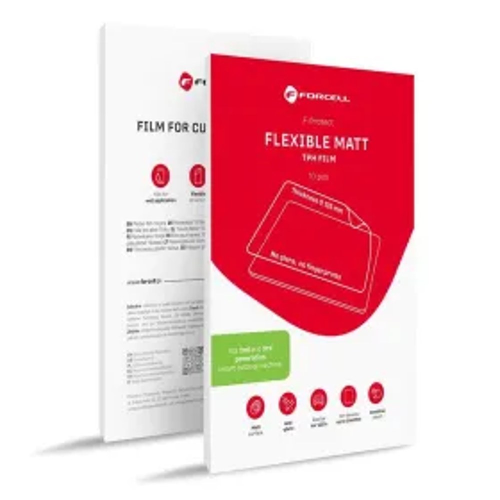 Řezací fólie pro řezací stroj 2. a 3. generace. F-Protect Flexible TABLET MATT pro tablety max. 13" 10 ks
