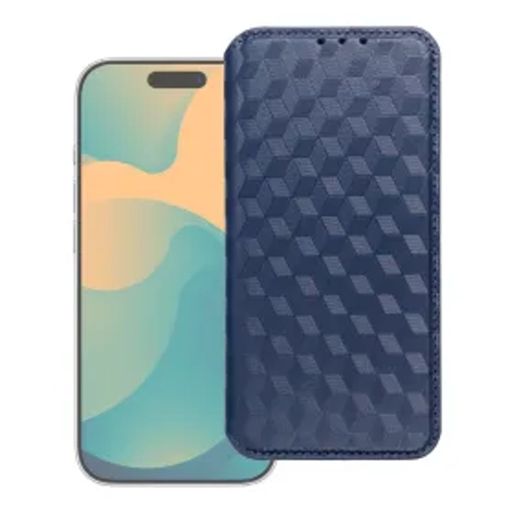 Flipové pouzdro pro Samsung A17 Cubic Book blue