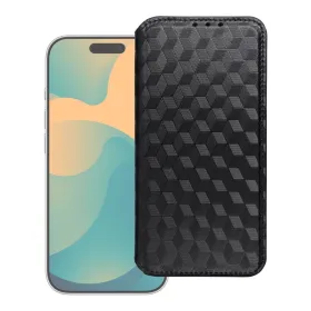 Flipové pouzdro pro Xiaomi Redmi NOTE 15 5G Cubic Book černé