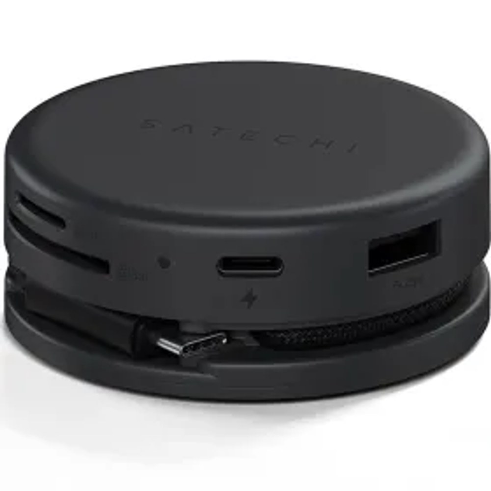 Adaptér HUB 7v1 USB C Satechi Multiport ST-POTG7C půlnoční černá