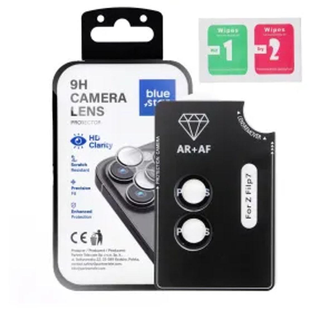 Ochranný kryt objektivu fotoaparátu BLUE STAR pro SAMSUNG FLIP 7 černý