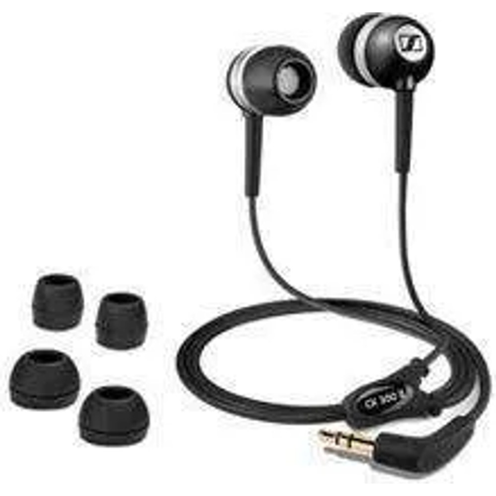 Drátová sluchátka Jack 3,5 mm Sennheiser CX 300-II Precision černá