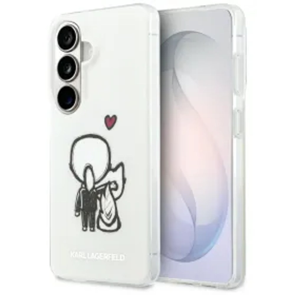 KARL LAGERFELD pouzdro pro SAMSUNG S26 KLHMS26S6HKCBHH (Magnetic IML K&C Silikonové Logo) transparentní