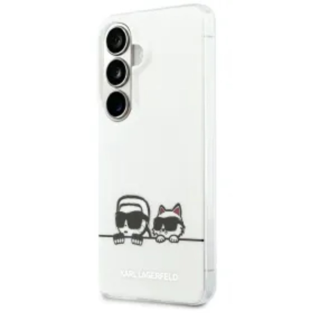 KARL LAGERFELD pouzdro pro SAMSUNG S26 KLHMS26S6HPKACH (Magnetic IML K&C Peekaboo) transparentní