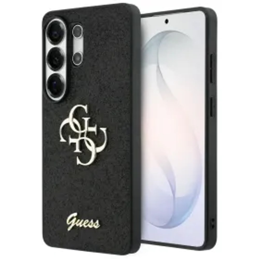 Pouzdro GUESS pro SAMSUNG S26 Ultra GUHCS26LHG4SGK (Fixed Glitter 4G Big Metal Logo) černé