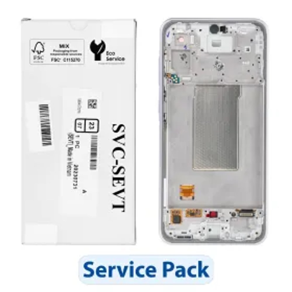 ServicePack LCD displej Samsung A36 5G A366B Purple GH82-36841D