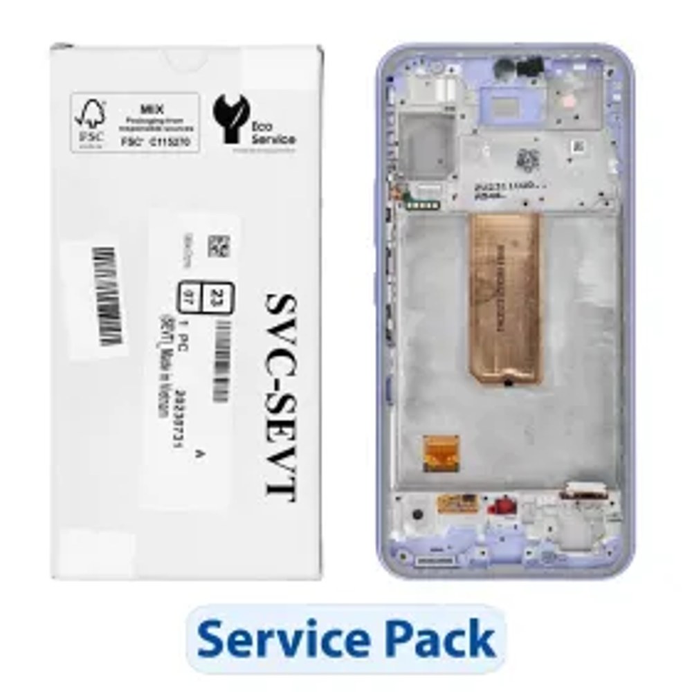 ServicePack LCD displej SAMSUNG A54 5G A546B Purple GH82-31231D