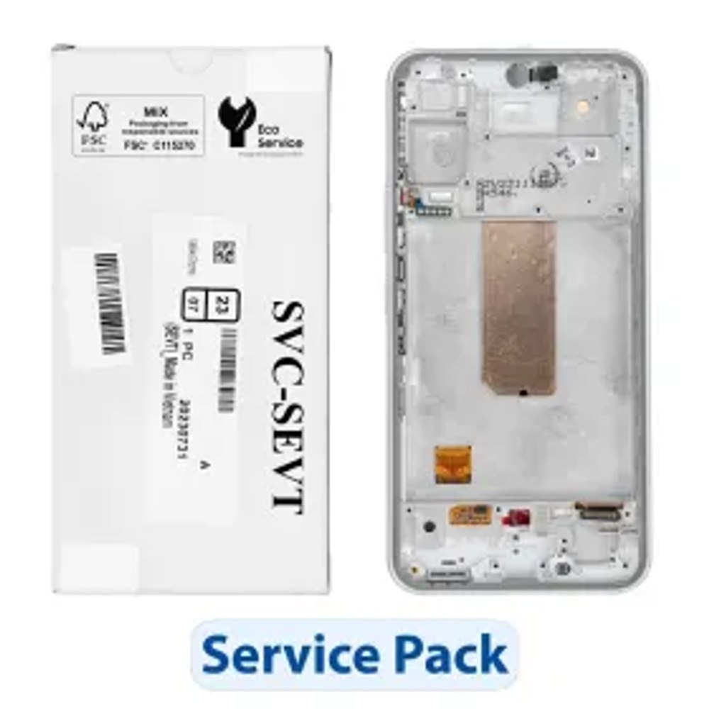 ServicePack LCD displej SAMSUNG A54 5G A546B White GH82-31231B