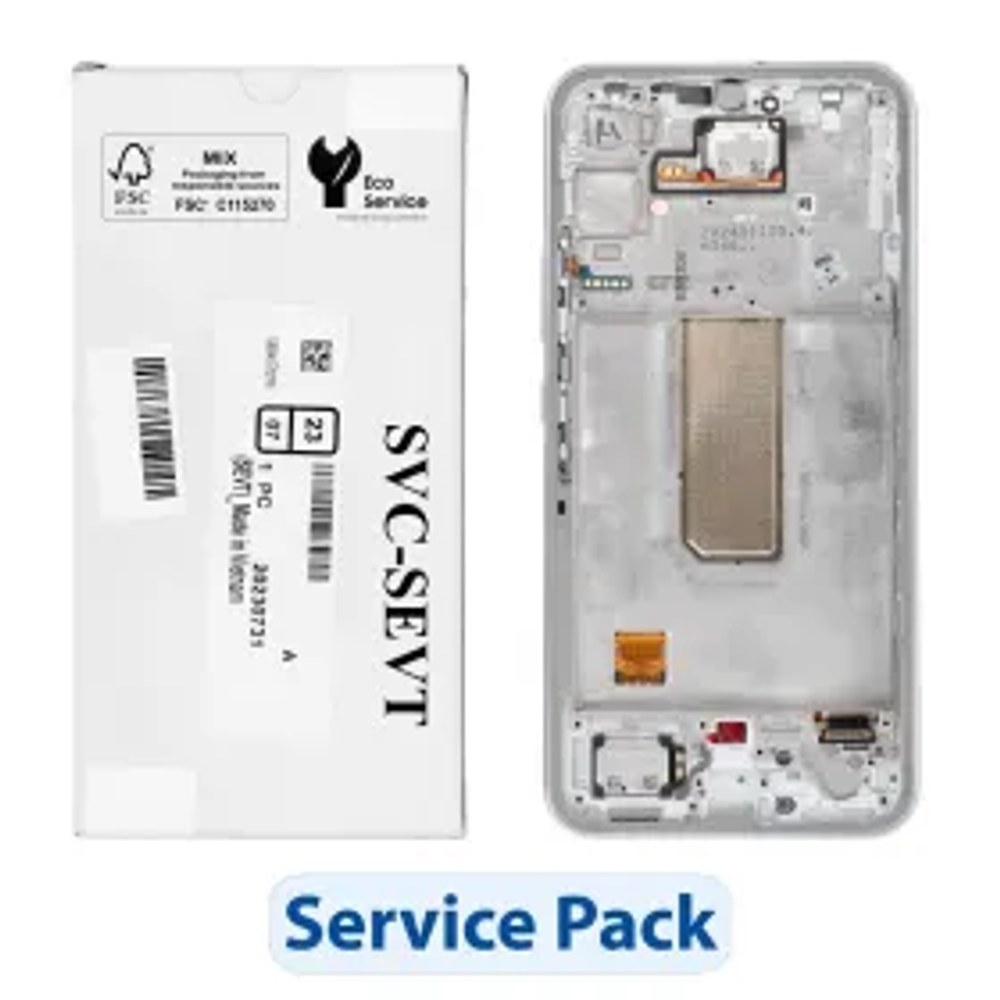 Servisní balení LCD displej Samsung A34 5G A346B Silver GH82-31201B