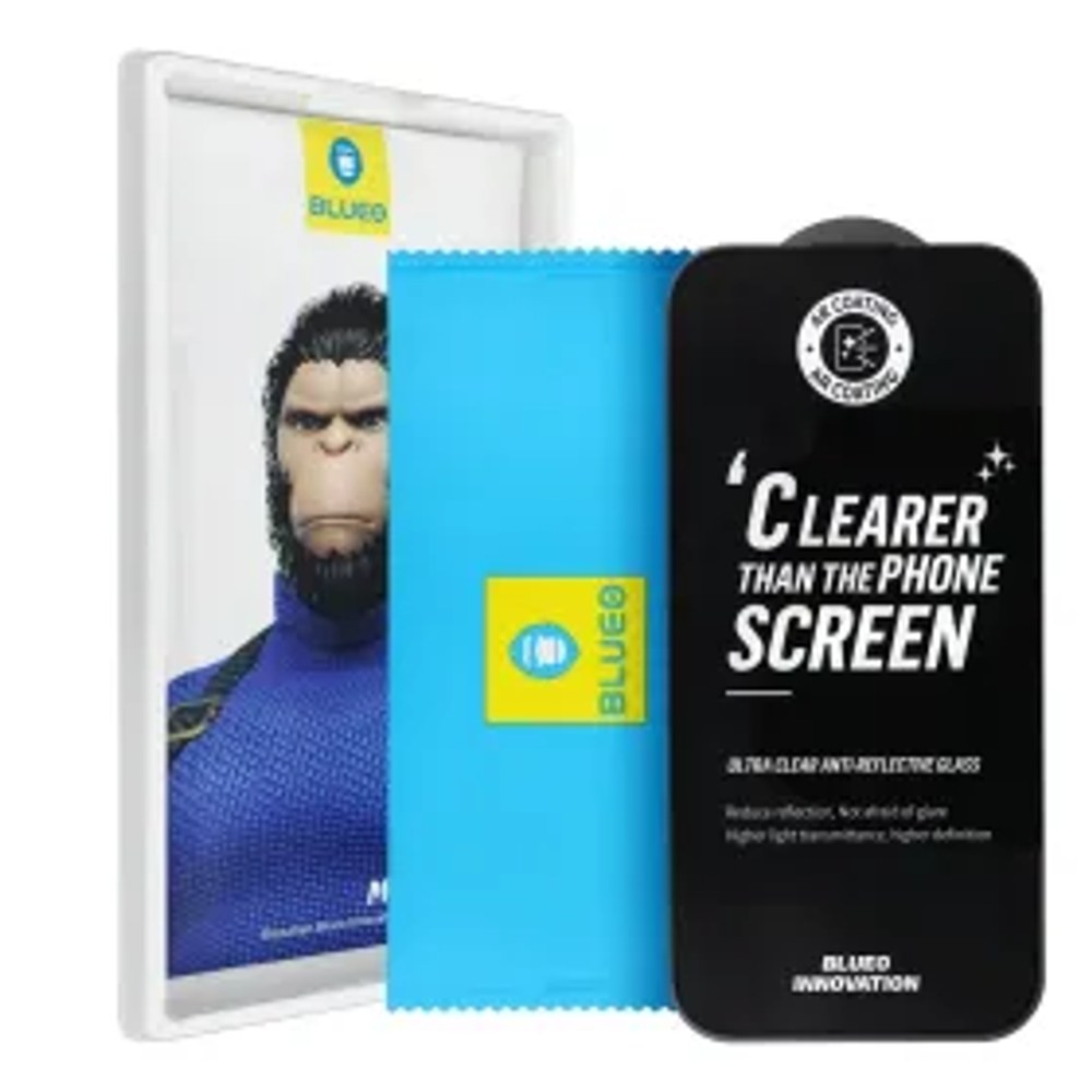 5D Mr. Monkey Glass - SAMSUNG S26 černá (Strong Premium Ultra Clear AR)
