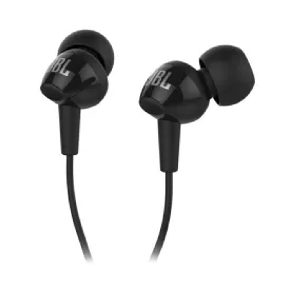 Drátová sluchátka Jack 3,5 mm JBL C100Si černá