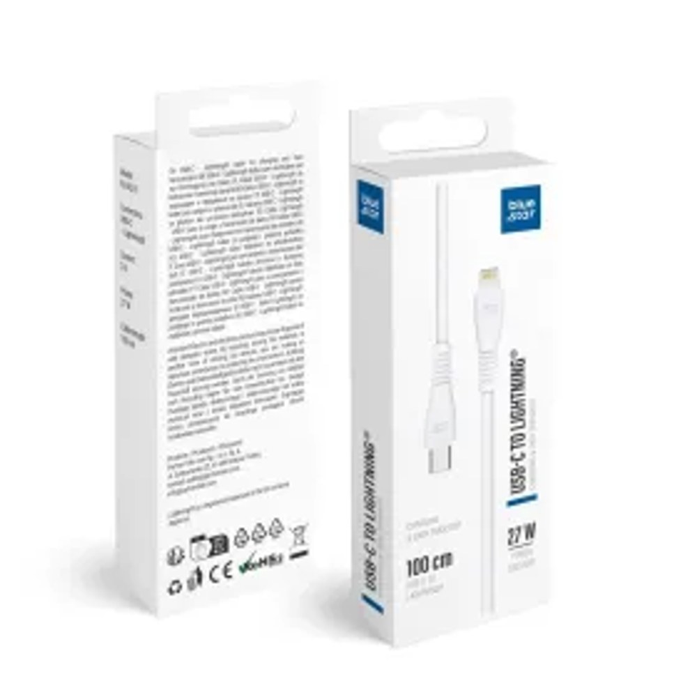 Kabel USB C na Lightning Blue Star 3A 27W 1 m PJ-DQ2-C bílý