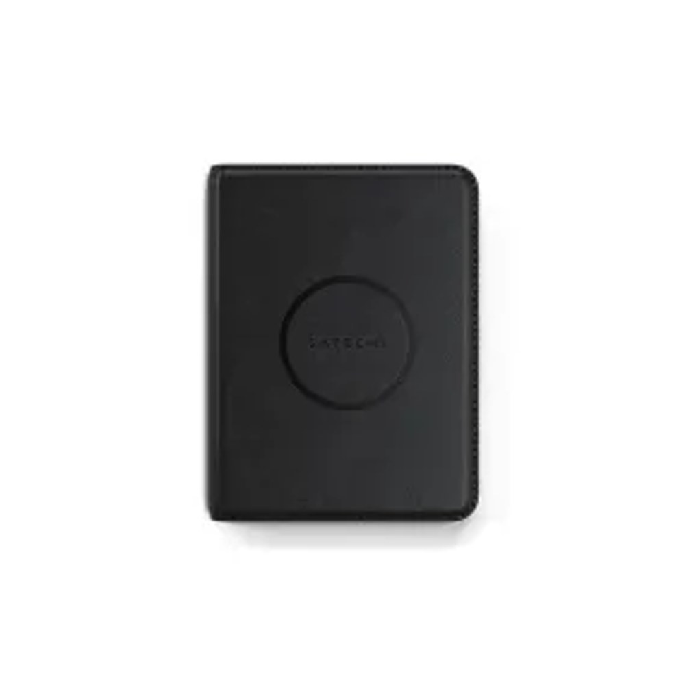 Lokátor kompatibilní s Apple Find My Satechi FindAll Obal na pas ve tvaru veganské kůže ST-VPCK černý