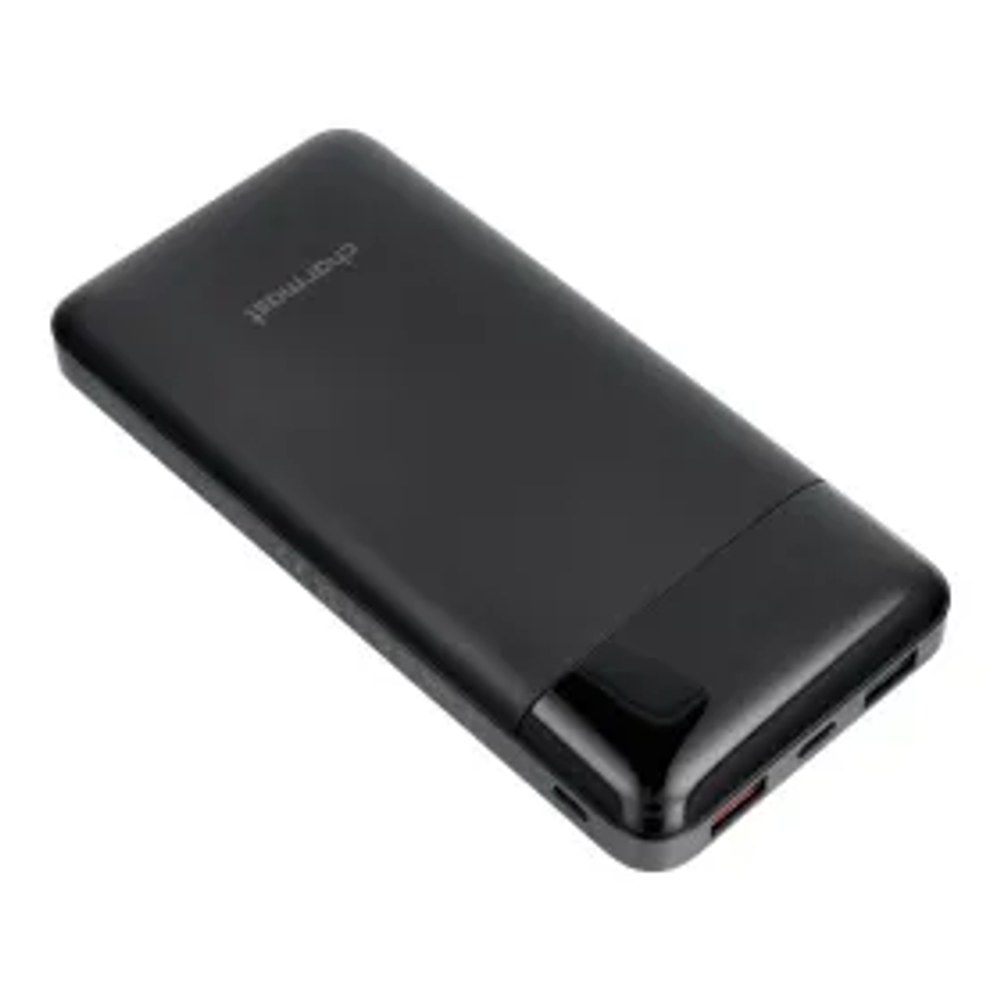Powerbanka Charmast W2089 PD3.0 3A 22,5W 20000 mAh s vestavěnými kabely USB A / USB C / Lightning / Micro USB černá