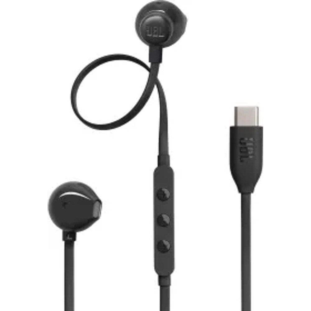 Drátová sluchátka USB C JBL 305C černá