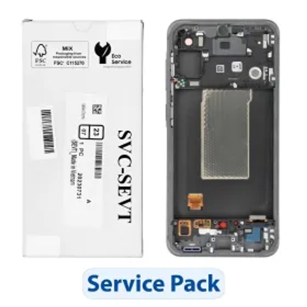 ServicePack LCD displej pro SAMSUNG A56 5G A566B Graphite GH82-36829A