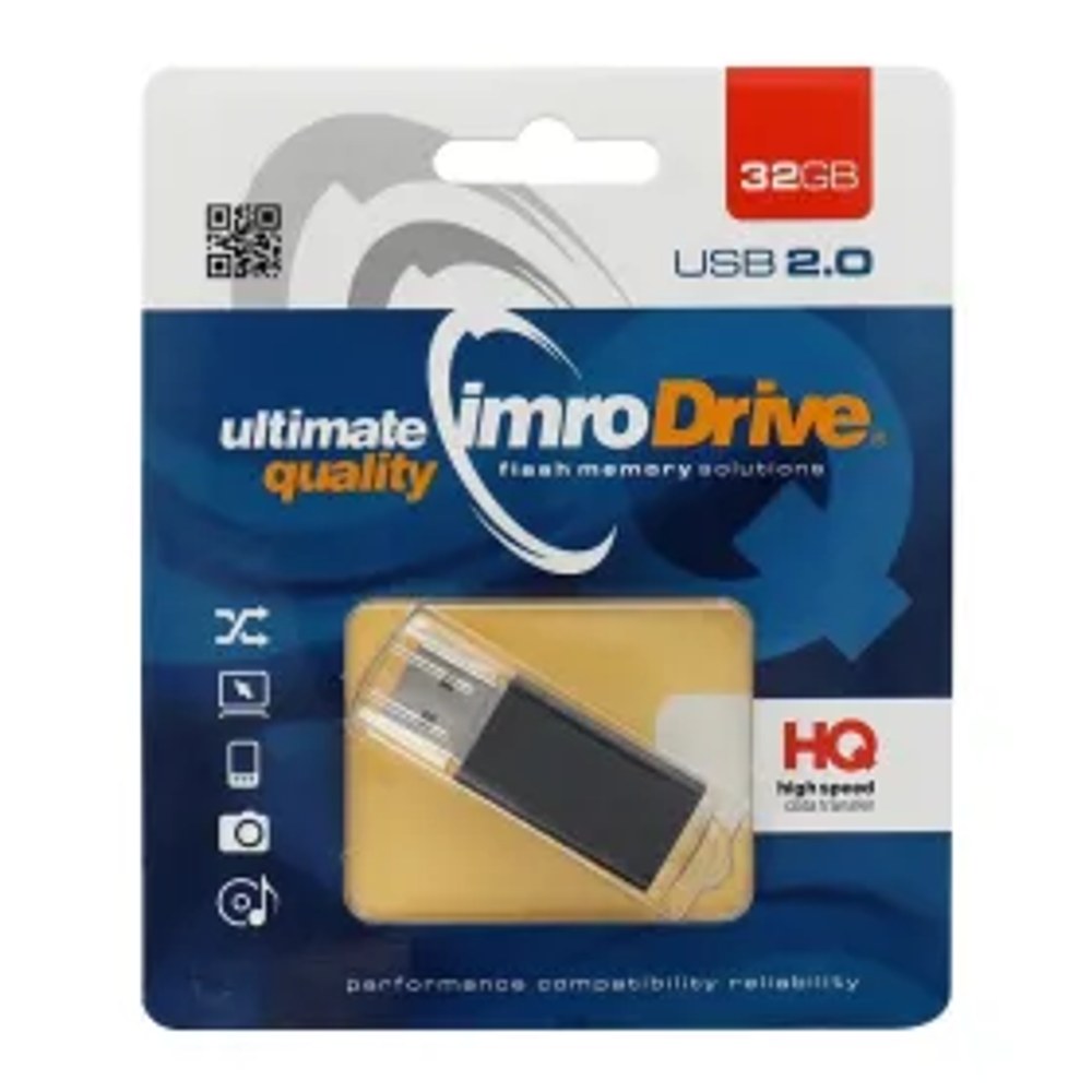 Přenosná paměť Pendrive Imro Black 32 GB