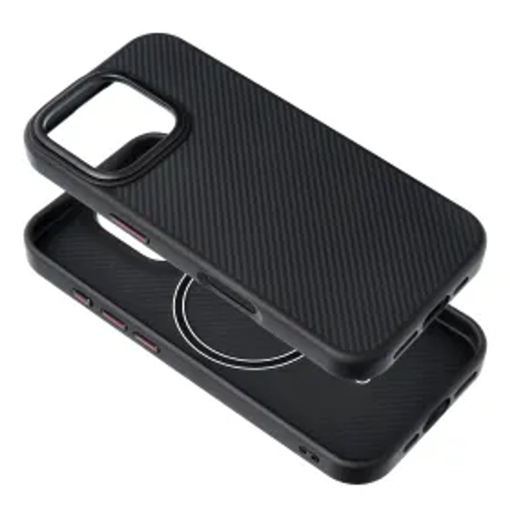 Carbon Elite Mag Cover kompatibilní s MagSafe pro IPHONE 16 PRO black