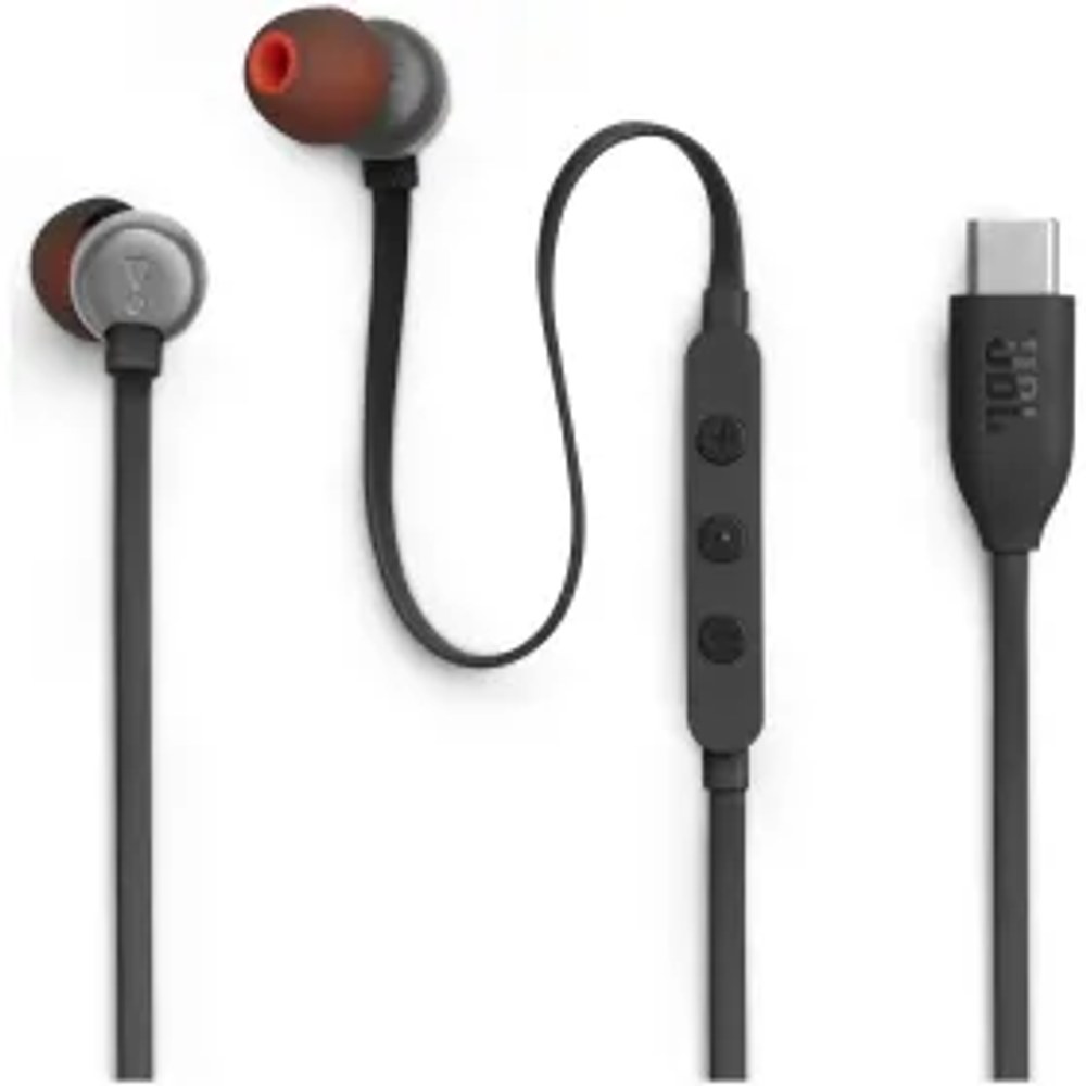 Drátová sluchátka USB C JBL Tune 310C černá