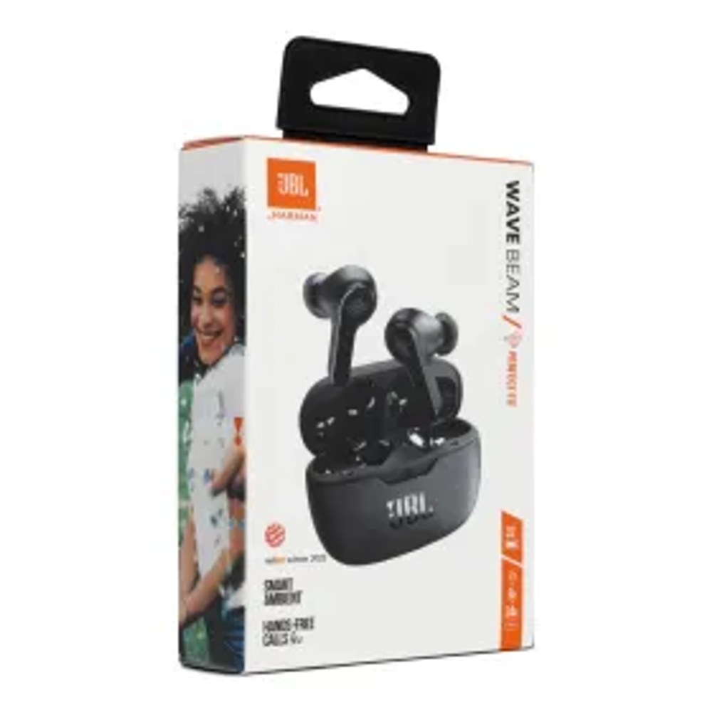 Bezdrátová sluchátka JBL IP54 IPX2 Wave Beam černá