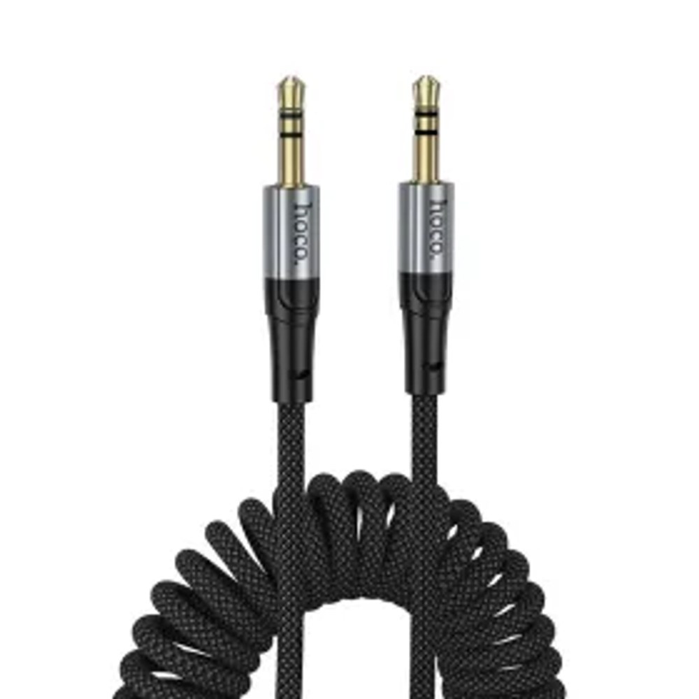 Kabel AUX Jack 3,5 mm na Jack 3,5 mm Hoco 1,5 m UPA33 černý