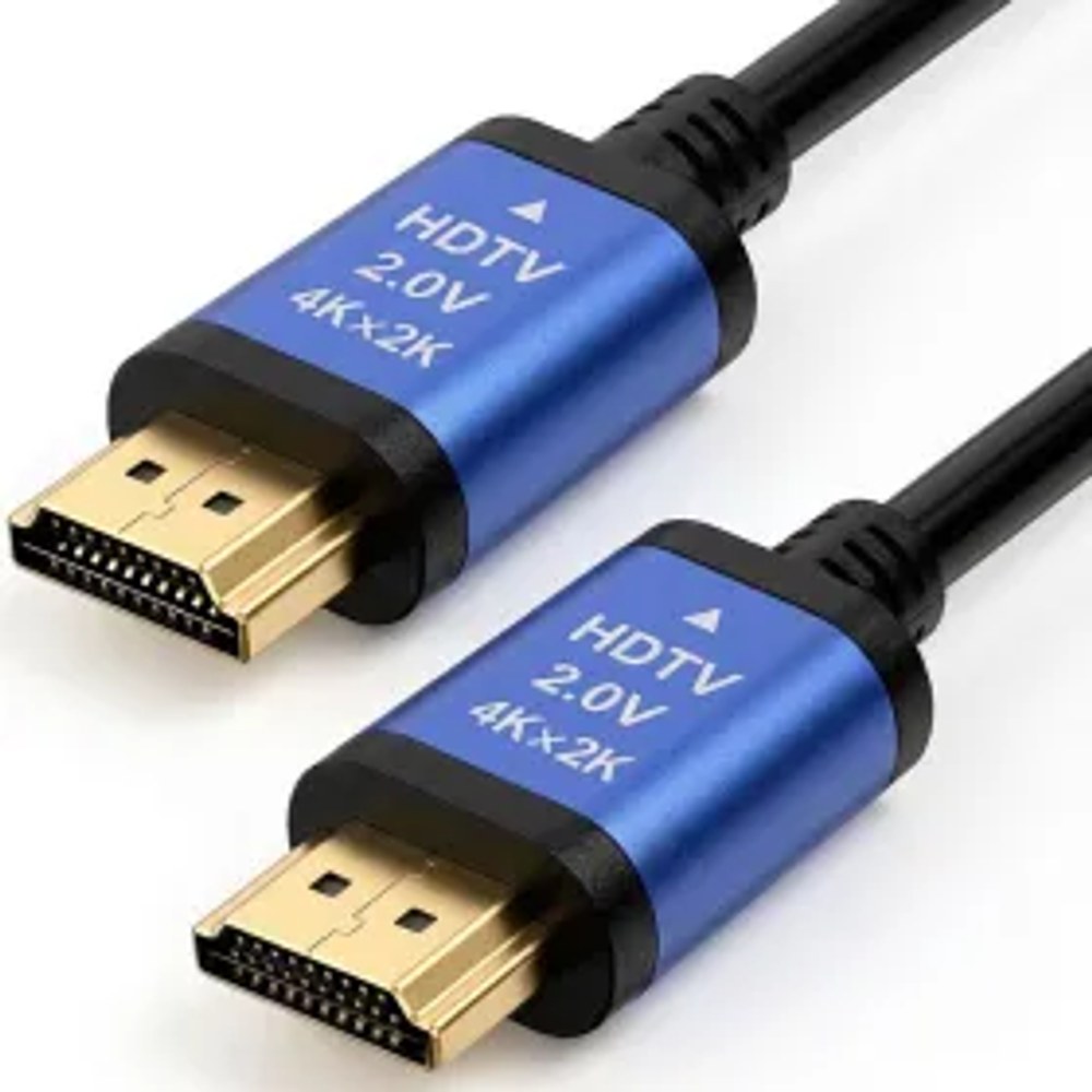 Kabel HDMI 2.0 Blue Star 4K 120Hz - High Speed, HDR, ARC, Ethernet, AWM, 18Gbps 1,5 m černý