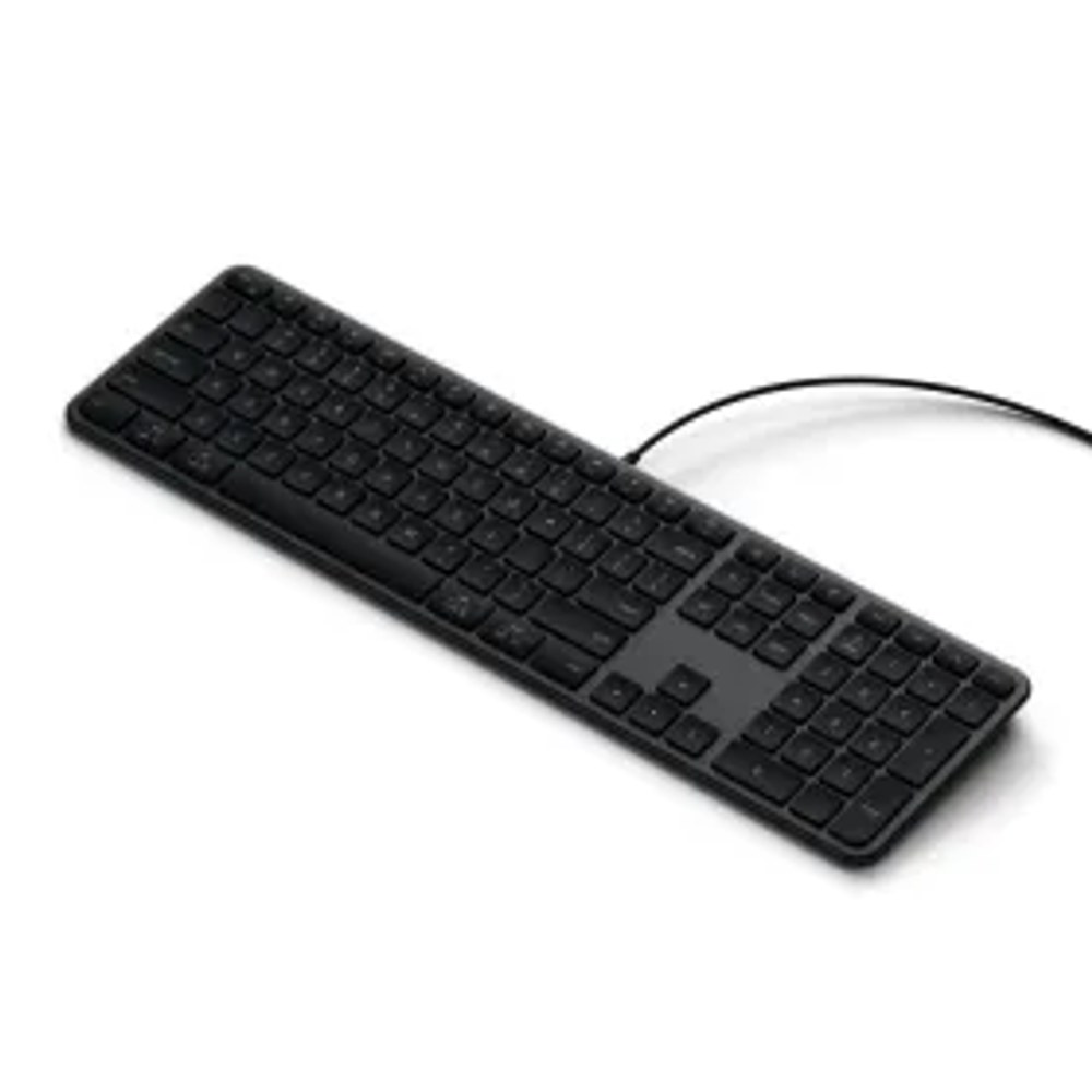 Drátová klávesnice USB A/USB C QWERTY Dual (Mac/Windows) Satechi Slim LX3 Wired space černá