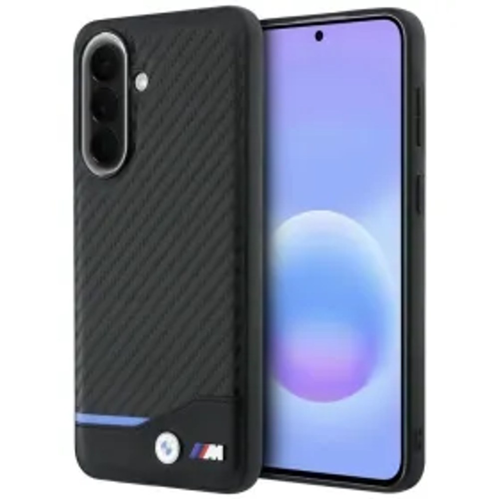 Pouzdro BMW pro SAMSUNG A37 BMHCSA3722NBCK (PU Carbon) černé