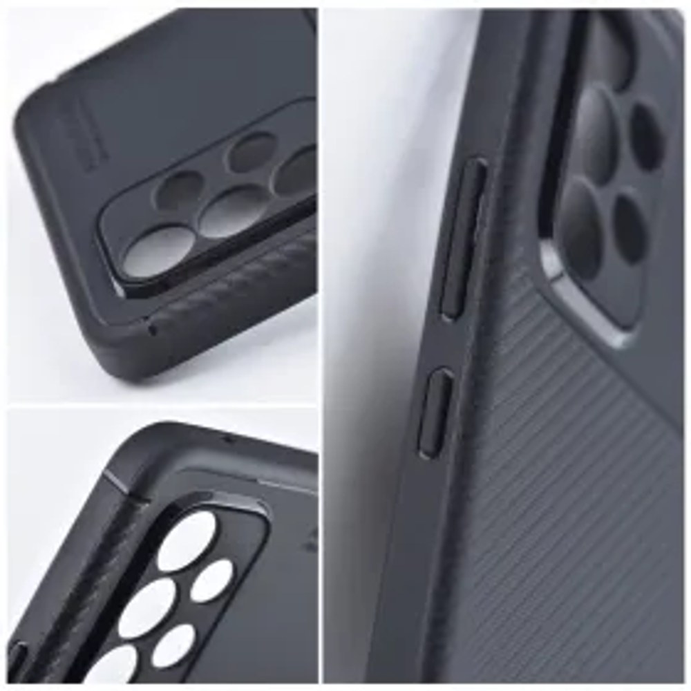 Pouzdro CARBON PREMIUM pro SAMSUNG A16 5G / A16 4G černé
