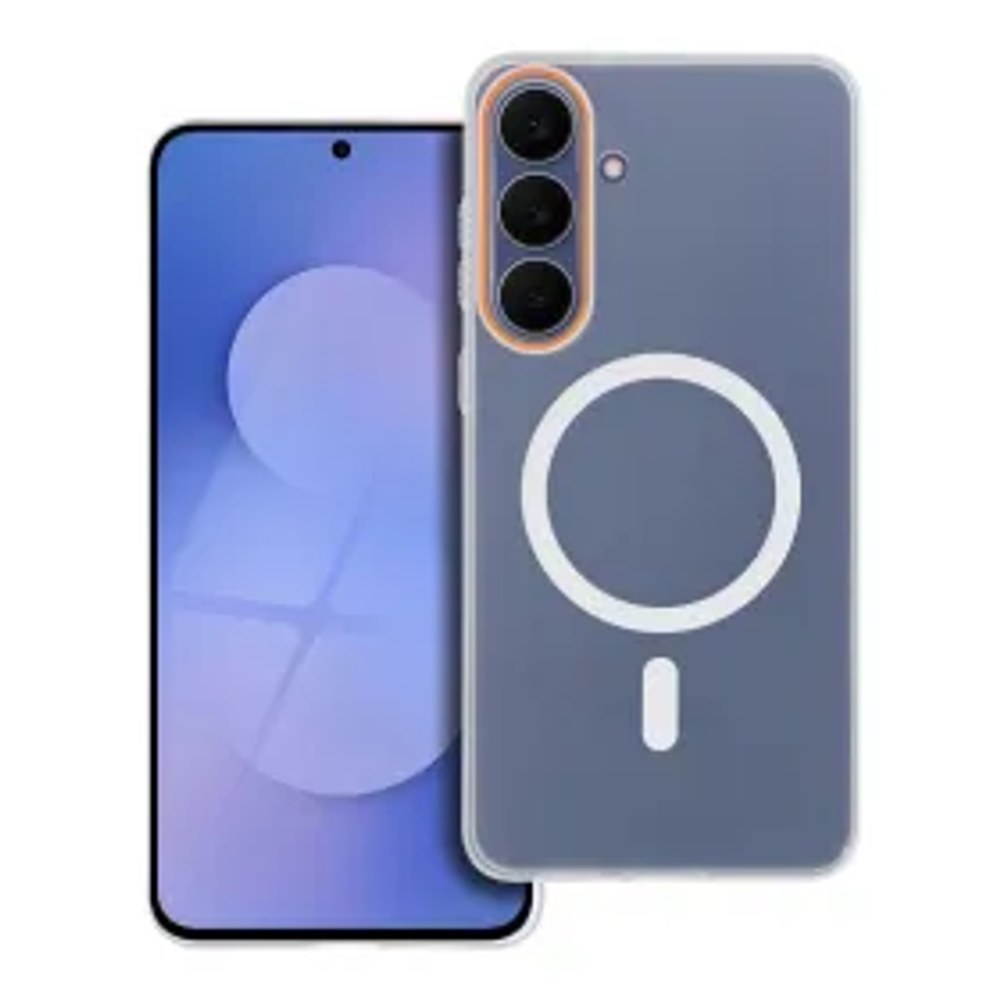 Pouzdro pro Honor 600 Lite Go Orange kompatibilní s MagSafe transparentní