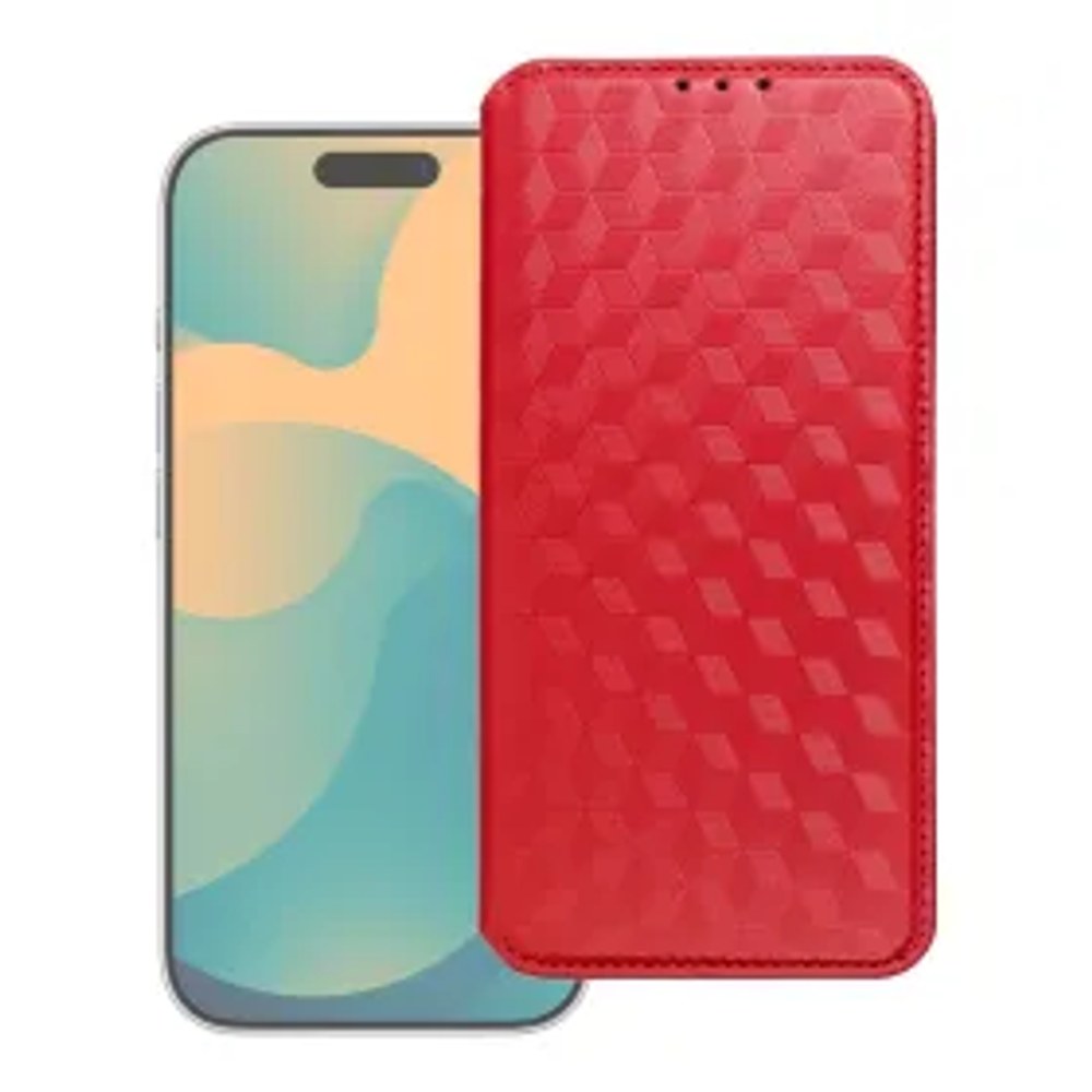 Flipové pouzdro pro Xiaomi 17 ULTRA Cubic Book červené
