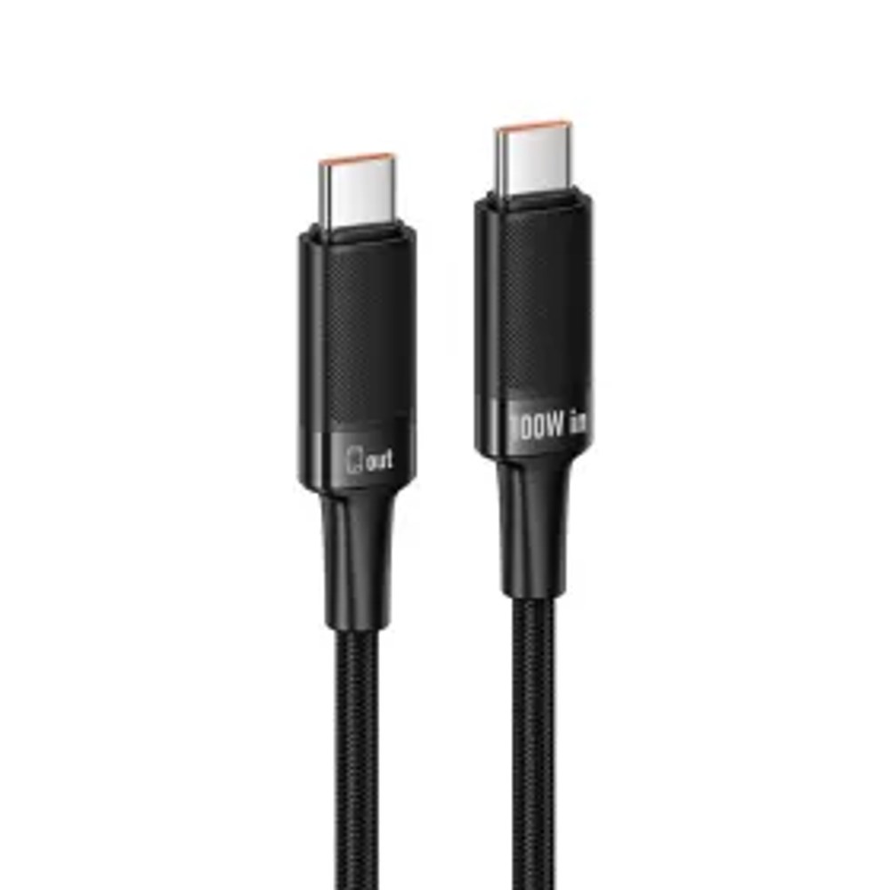 Kabel USB C na USB C Hoco PD 5A 100W 1,2 m U153 Extreme černý