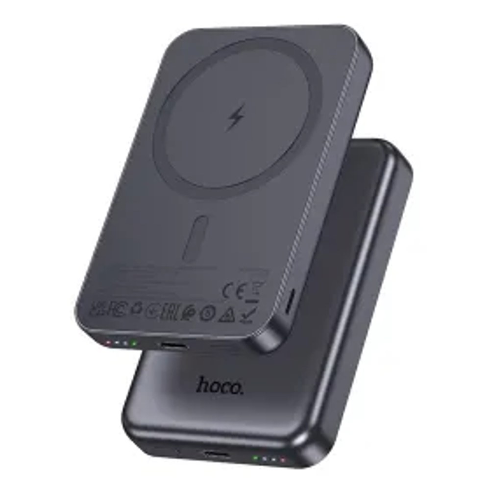 Powerbanka kompatibilní s MagSafe Hoco 5000 mAh 2A 5W J160 kovově šedá