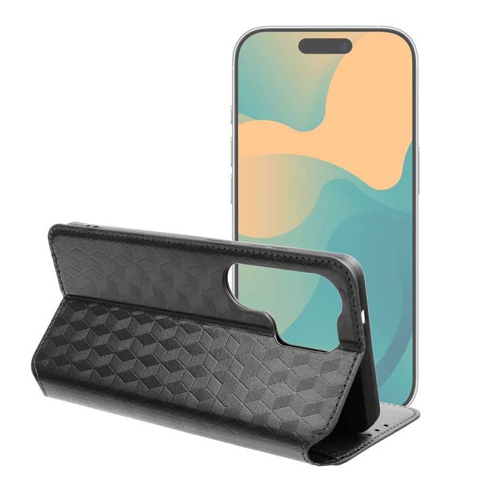 Flipové pouzdro pro Motorola G37 POWER Cubic Book černé