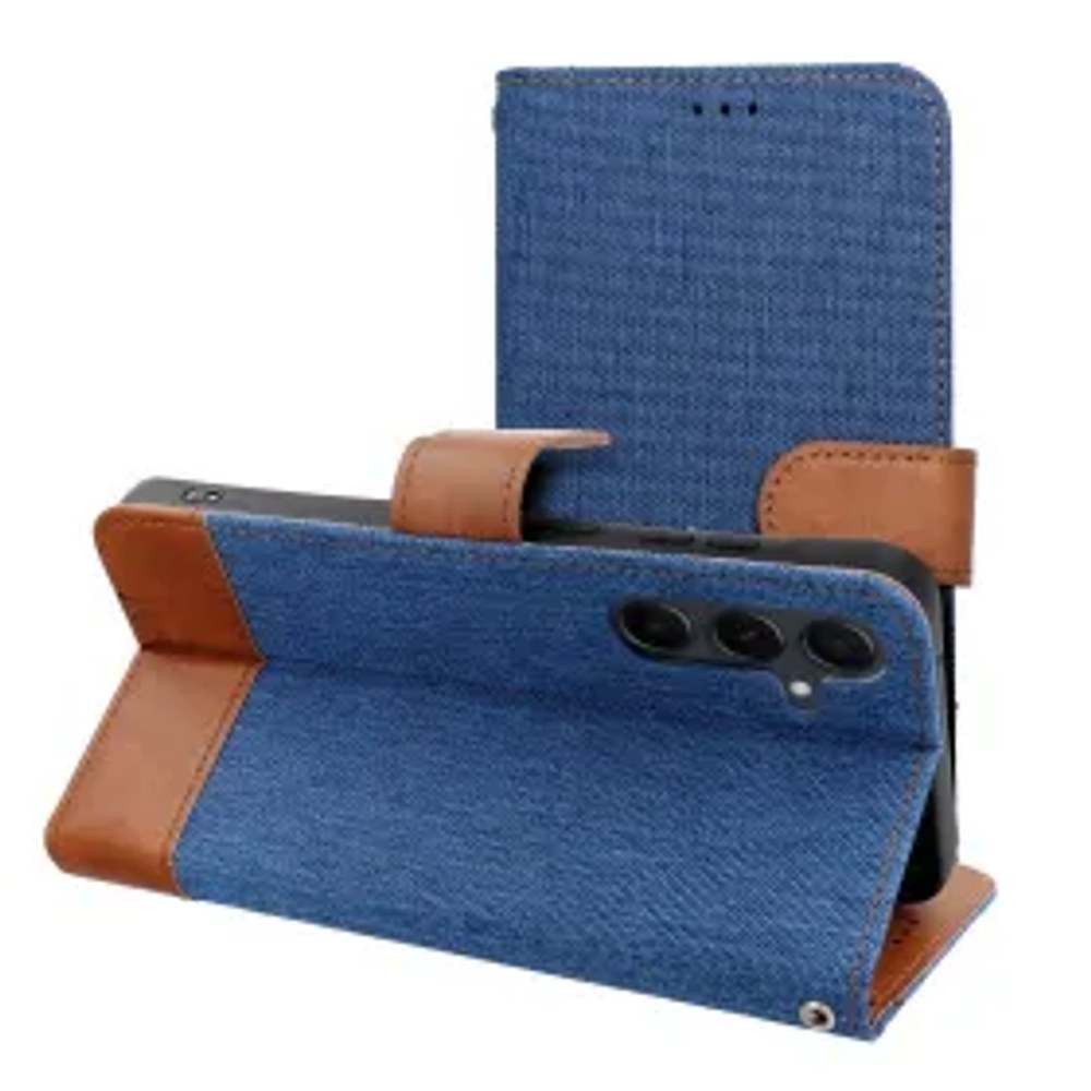 Flipové pouzdro pro Samsung A27 Jeans Book modré